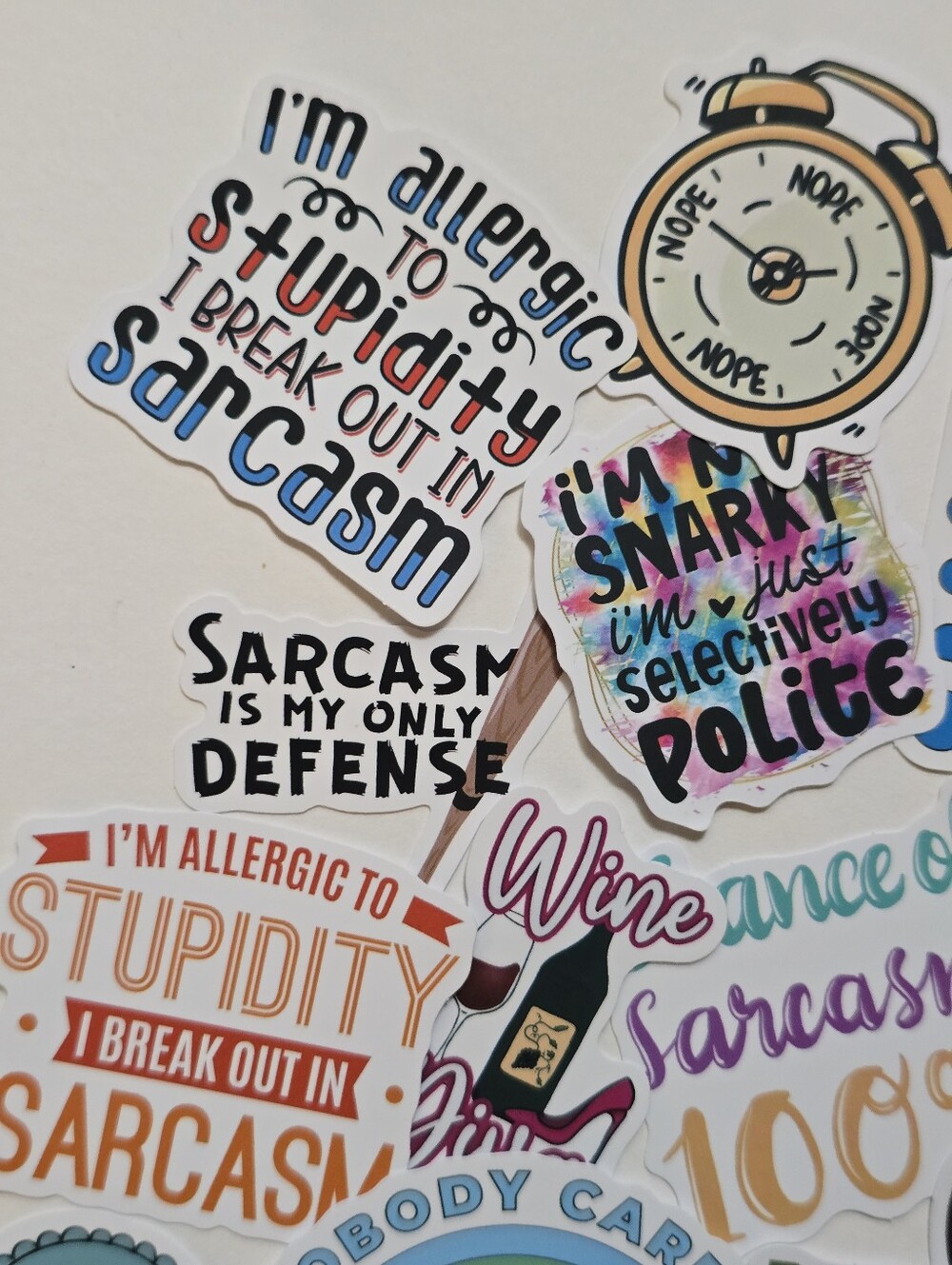 Assorted Sarcasm Sticker Pack - Picture 6 of 10